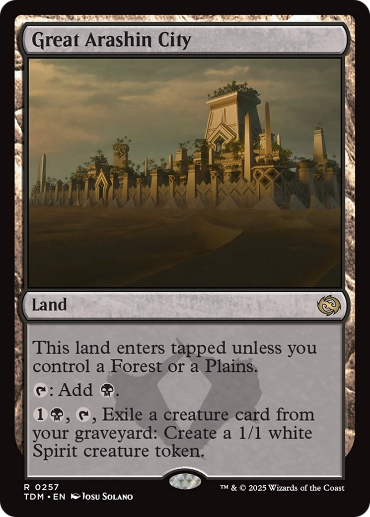 Great Arashin City [Tarkir: Dragonstorm] | Mega City Incorporated