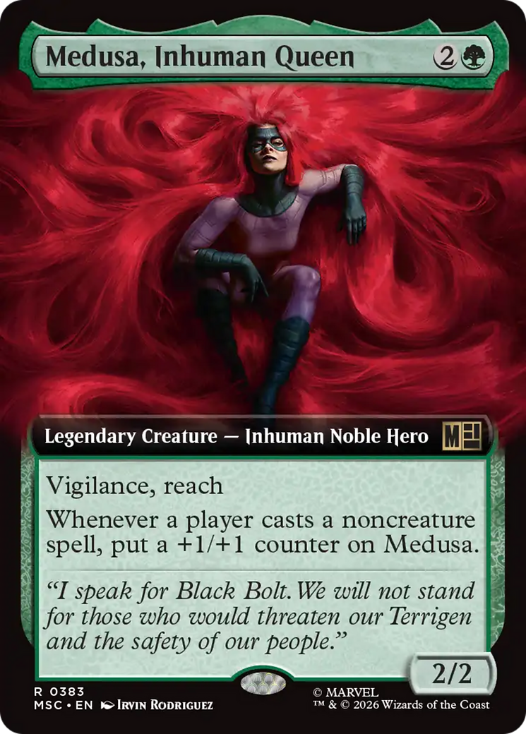 Medusa, Inhuman Queen (Extended Art) [Marvel Super Heroes Commander] | Mega City Incorporated