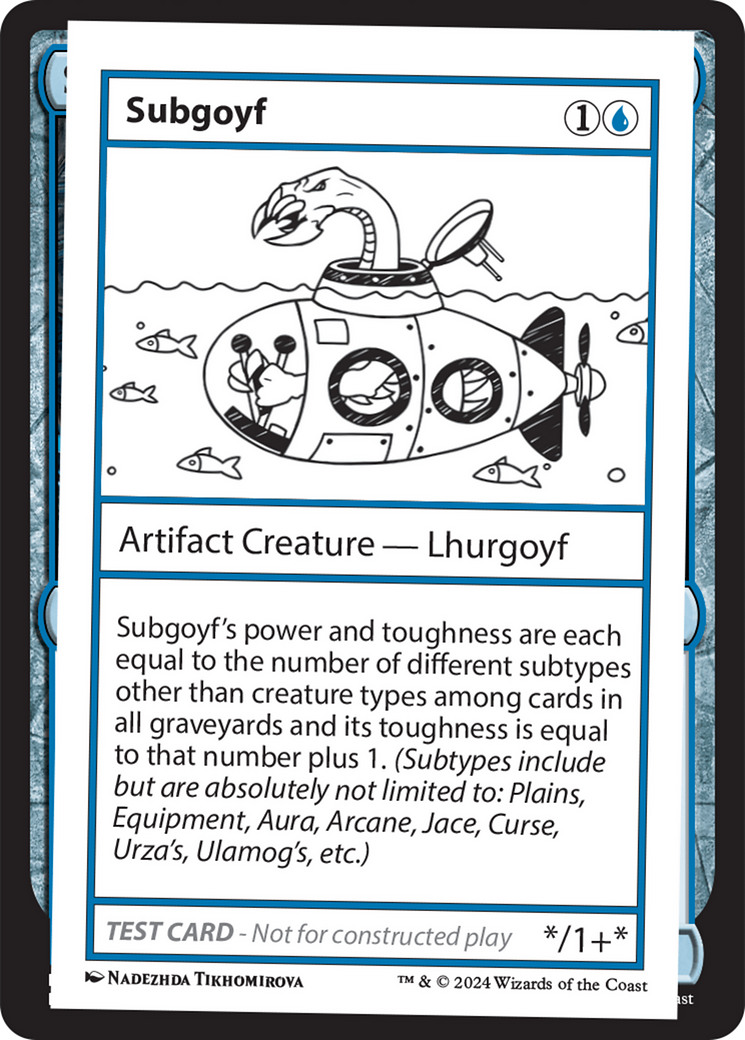 Subgoyf [Mystery Booster 2 Playtest Cards] | Mega City Incorporated