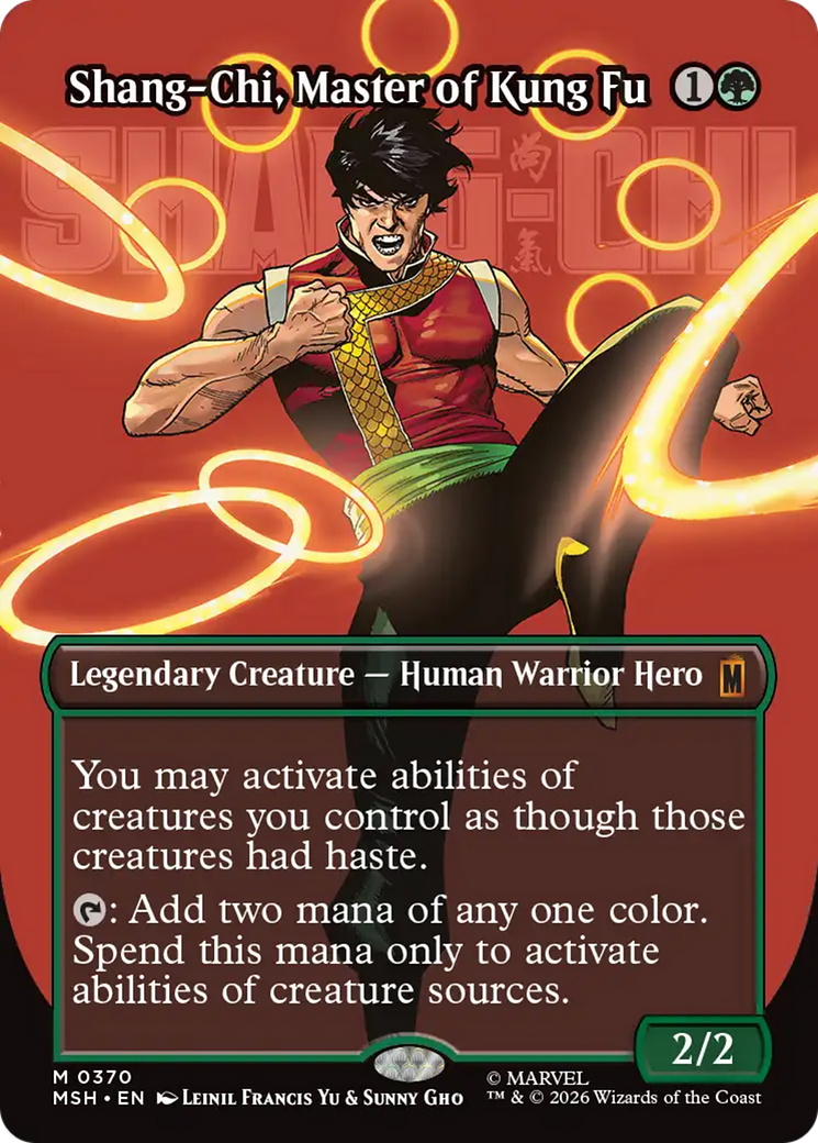 Shang-Chi, Master of Kung Fu (Borderless) (0370) [Marvel Super Heroes] | Mega City Incorporated
