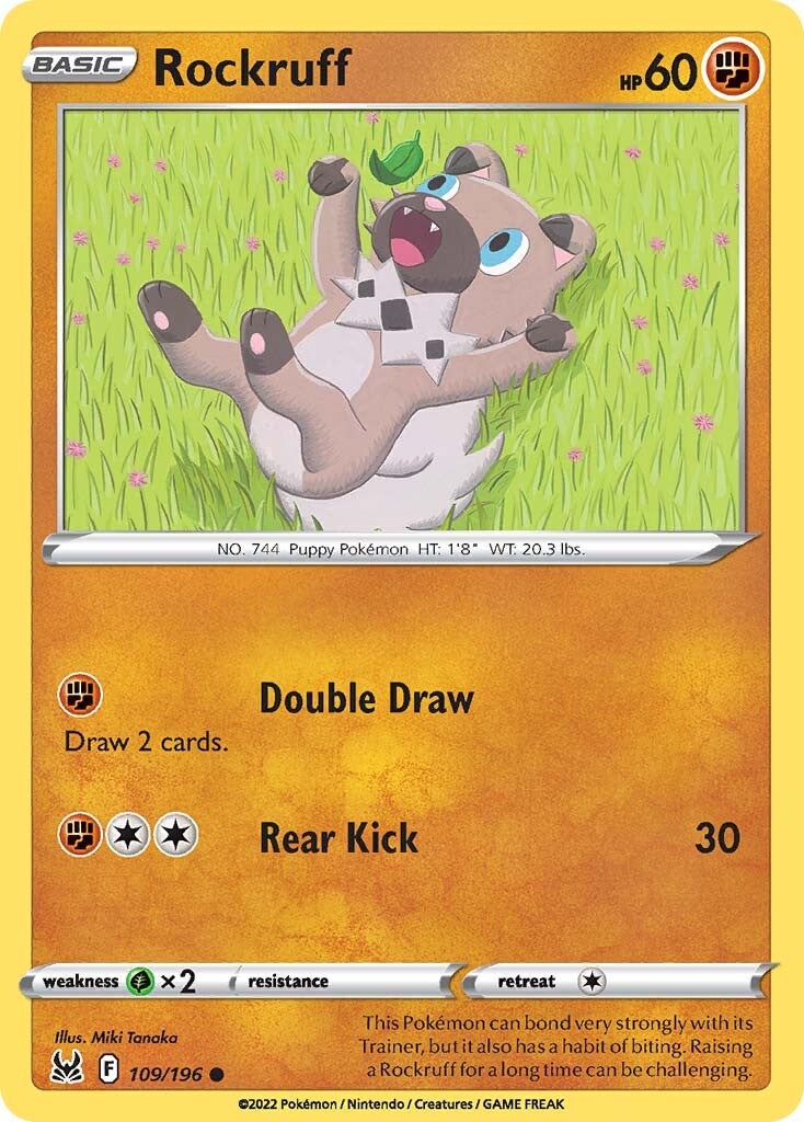 Rockruff (109/196) [Sword & Shield: Lost Origin] | Mega City Incorporated