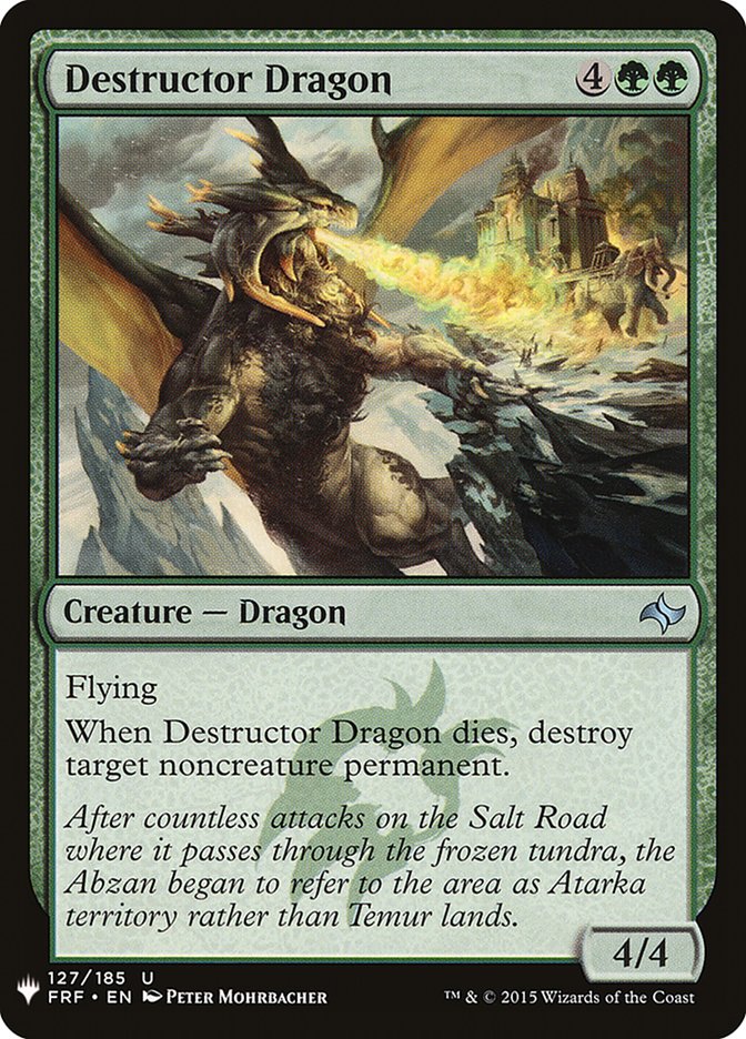 Destructor Dragon [Mystery Booster] | Mega City Incorporated