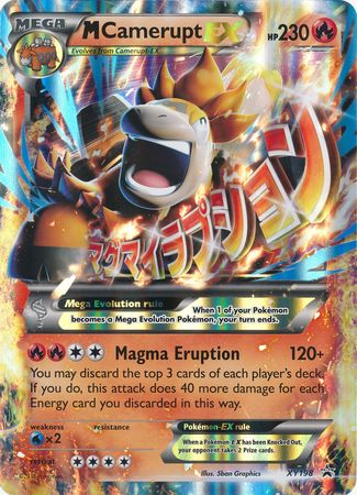 M Camerupt EX (XY198) (Jumbo Card) [XY: Black Star Promos] | Mega City Incorporated