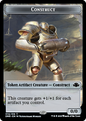 Goblin // Construct Double-Sided Token [Dominaria Remastered Tokens] | Mega City Incorporated