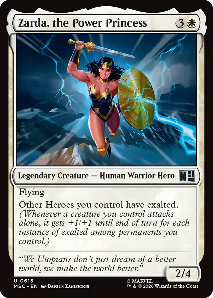 Zarda, the Power Princess [Marvel Super Heroes Commander] | Mega City Incorporated