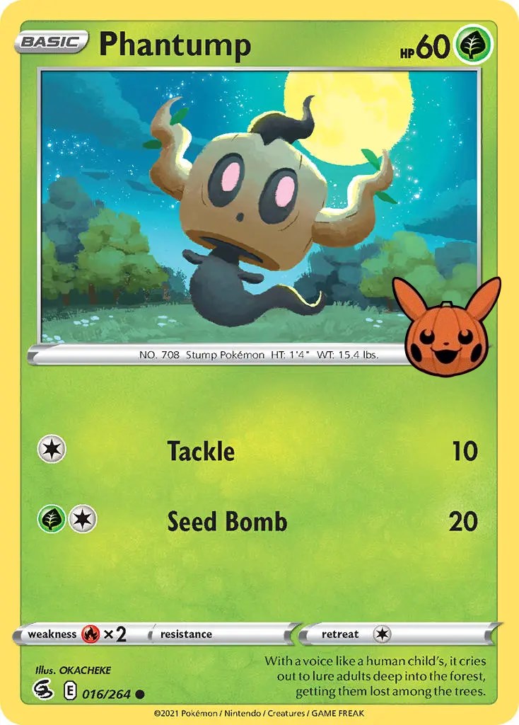 Phantump (016/264) [Trick or Trade] | Mega City Incorporated