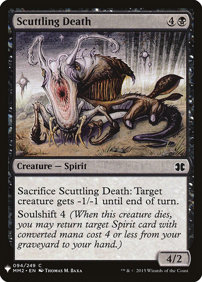 Scuttling Death [Mystery Booster] | Mega City Incorporated