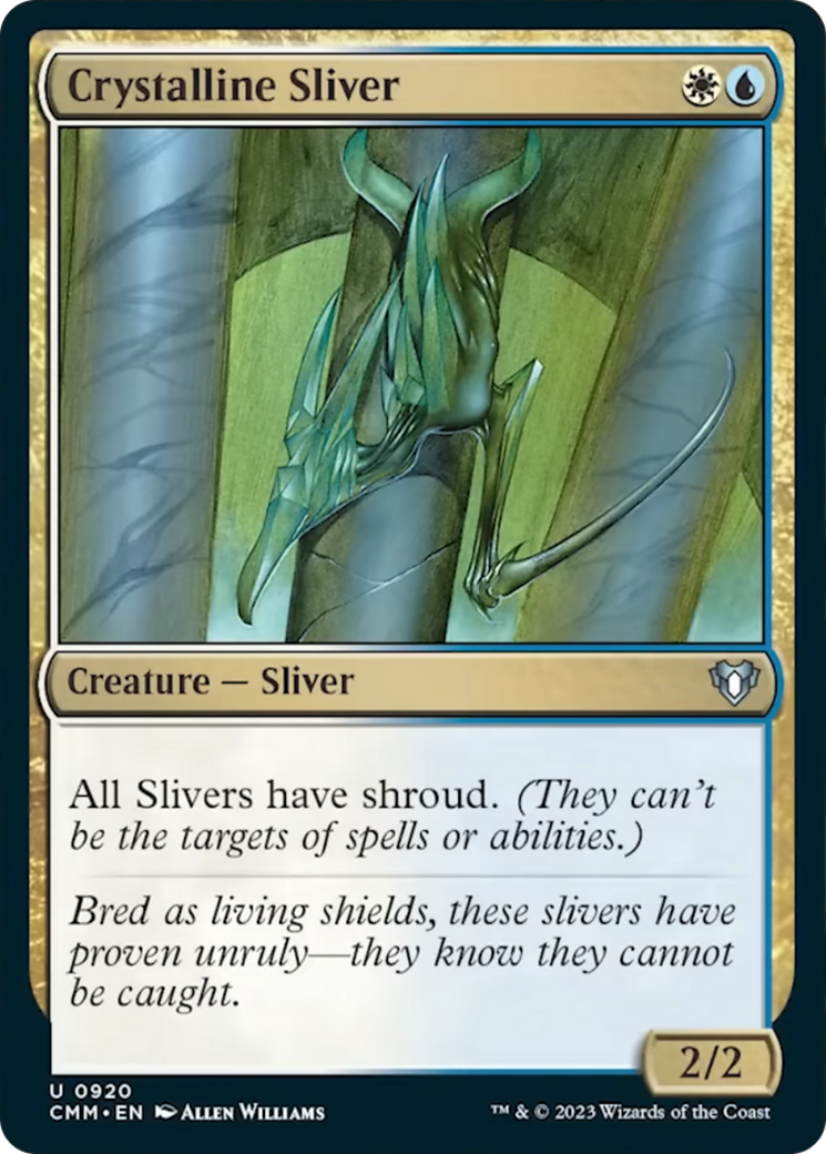 Crystalline Sliver [Commander Masters] | Mega City Incorporated