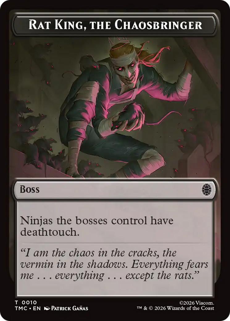 Rat King, The Chaosbringer [Teenage Mutant Ninja Turtles Commander Tokens] | Mega City Incorporated