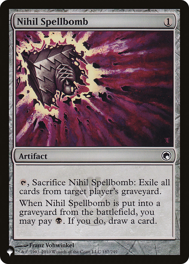 Nihil Spellbomb [The List] | Mega City Incorporated