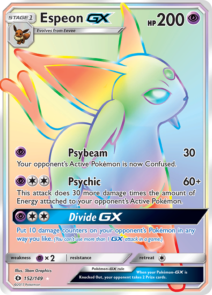 Espeon GX (152/149) [Sun & Moon: Base Set] | Mega City Incorporated