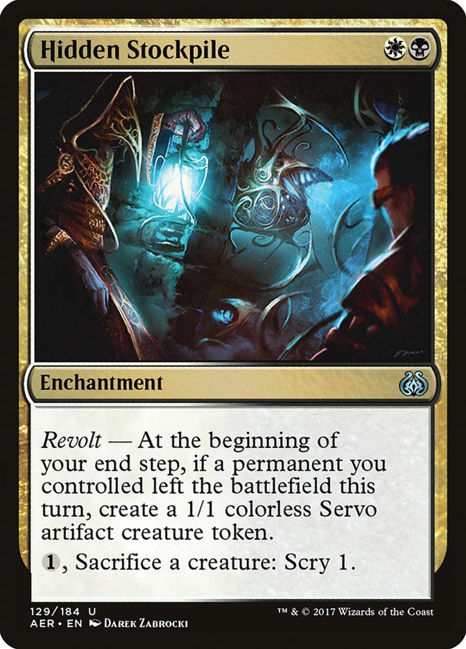 Hidden Stockpile [Aether Revolt] | Mega City Incorporated