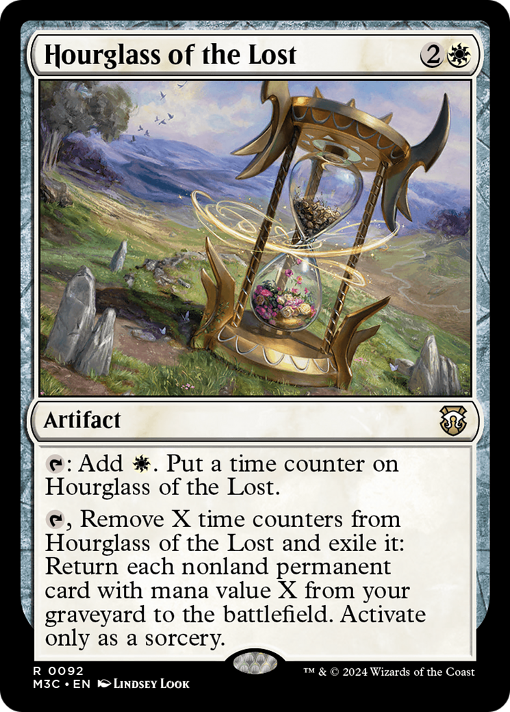 Hourglass of the Lost (Ripple Foil) [Modern Horizons 3 Commander] | Mega City Incorporated