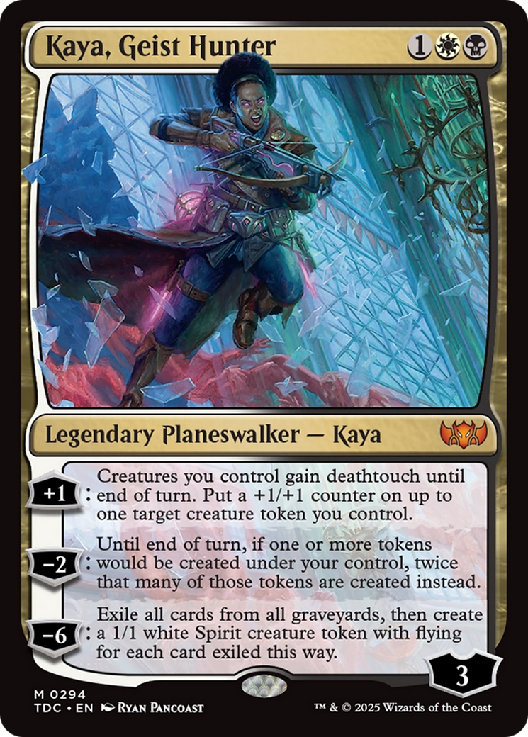 Kaya, Geist Hunter [Tarkir: Dragonstorm Commander] | Mega City Incorporated
