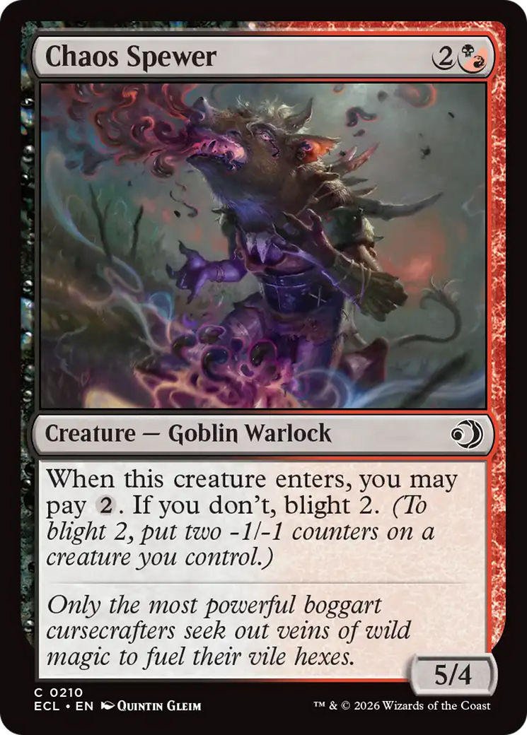 Chaos Spewer [Lorwyn Eclipsed] | Mega City Incorporated