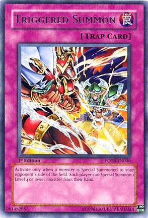 Triggered Summon [FOTB-EN046] Rare | Mega City Incorporated
