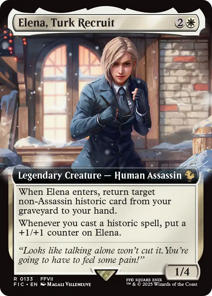 Elena, Turk Recruit (Extended Art) [FINAL FANTASY Commander] | Mega City Incorporated