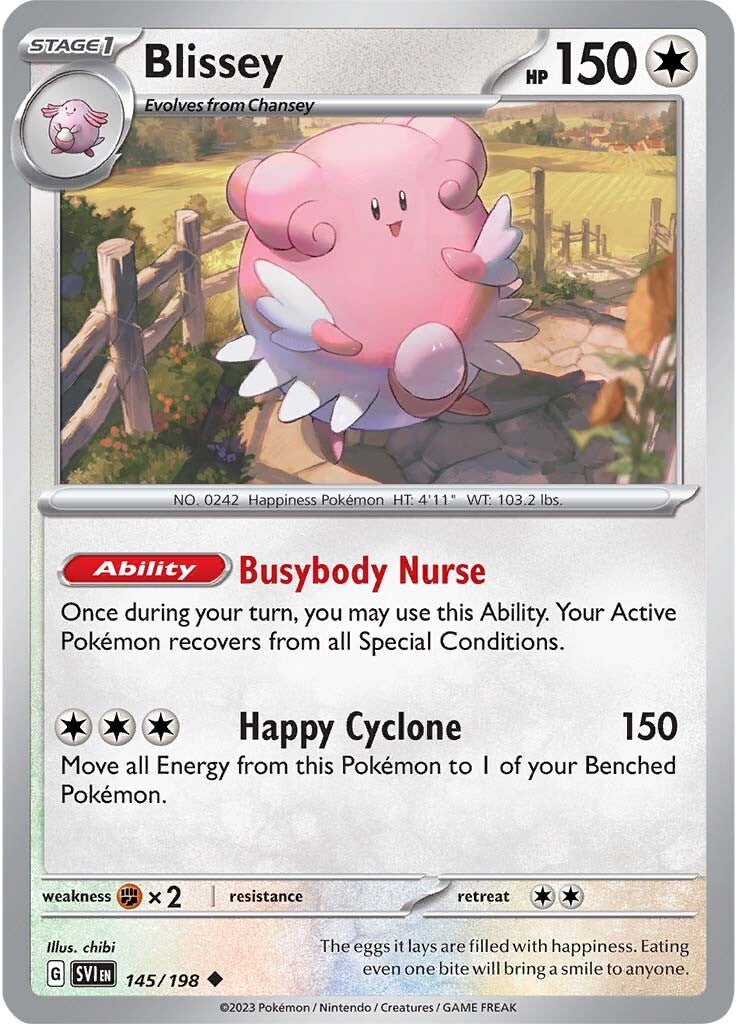 Blissey (145/198) [Scarlet & Violet: Base Set] | Mega City Incorporated