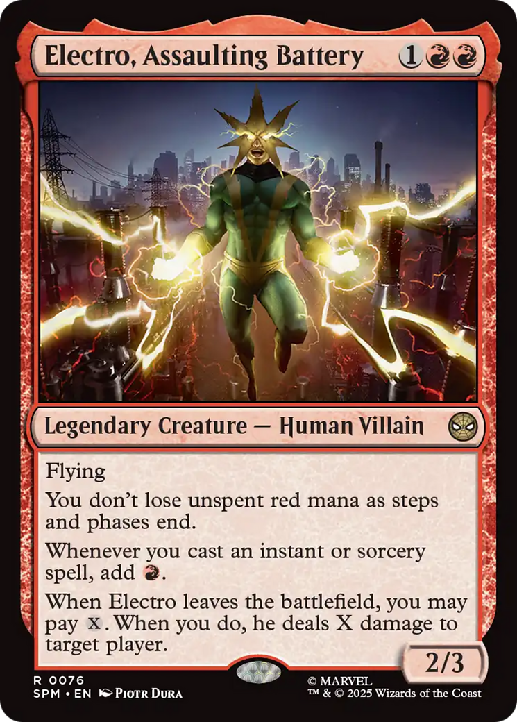 Electro, Assaulting Battery [Marvel's Spider-Man] | Mega City Incorporated