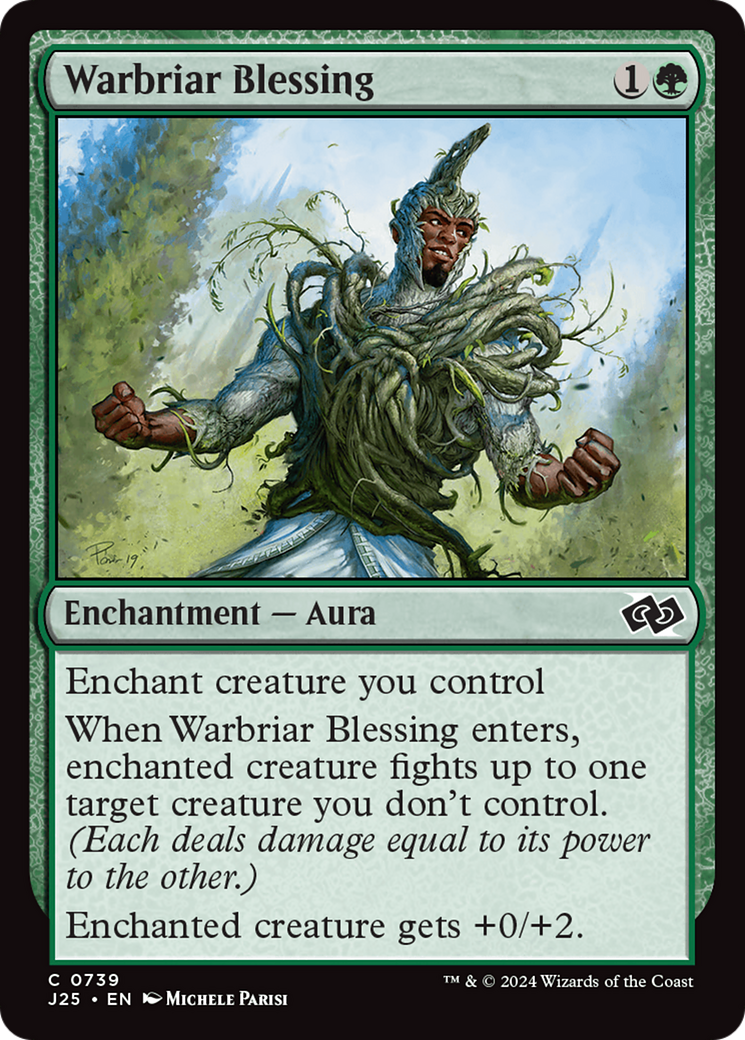 Warbriar Blessing [Foundations Jumpstart] | Mega City Incorporated