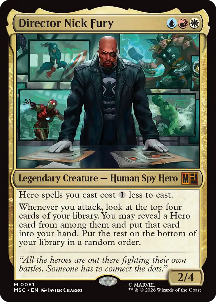 Director Nick Fury [Marvel Super Heroes Commander] | Mega City Incorporated