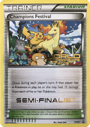 Champions Festival (XY91) (2015 Semi-Finalist) [XY: Black Star Promos] | Mega City Incorporated