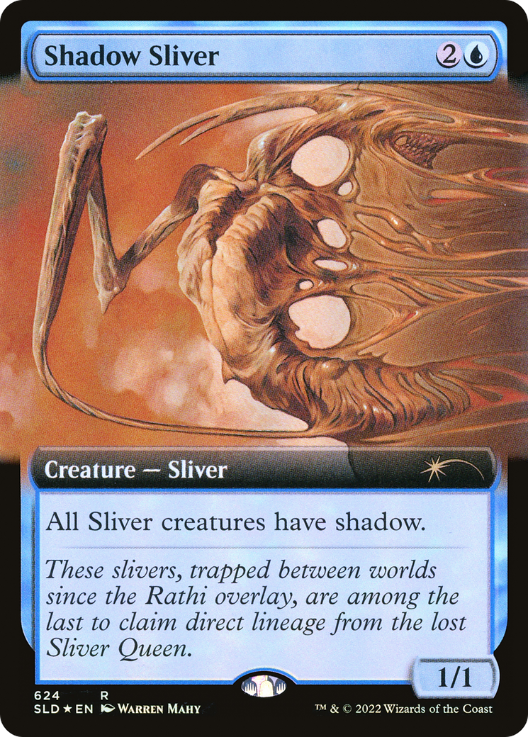 Shadow Sliver (Extended Art) [Secret Lair Drop Promos] | Mega City Incorporated