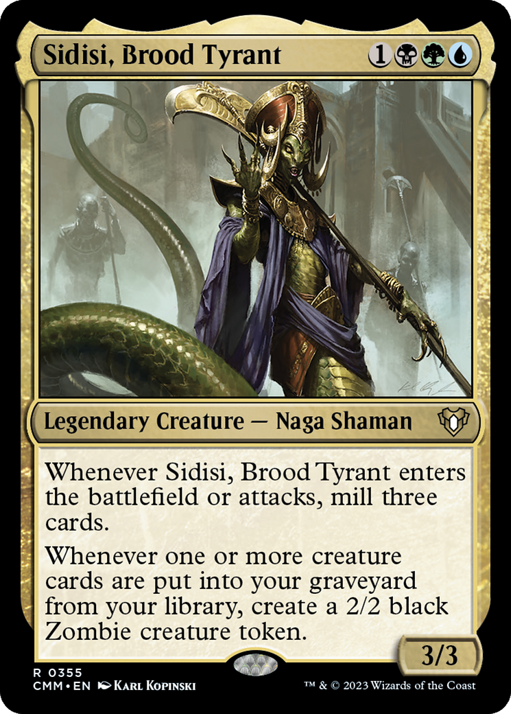 Sidisi, Brood Tyrant [Commander Masters] | Mega City Incorporated