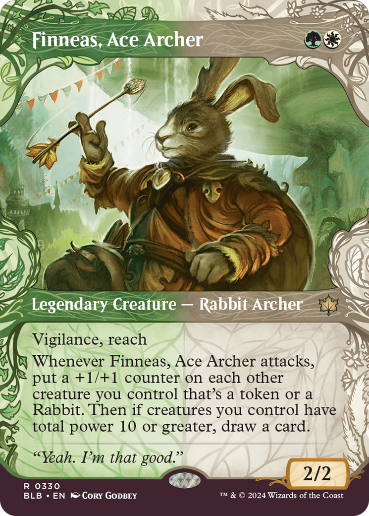 Finneas, Ace Archer (Showcase) [Bloomburrow] | Mega City Incorporated