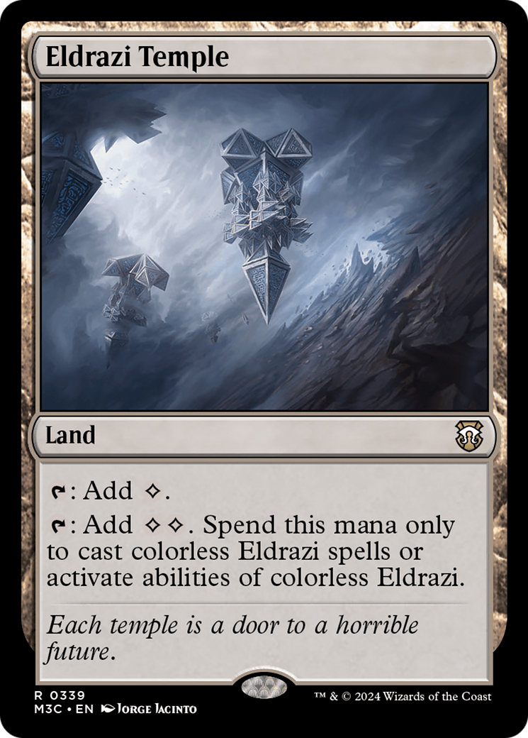 Eldrazi Temple (Ripple Foil) [Modern Horizons 3 Commander] | Mega City Incorporated