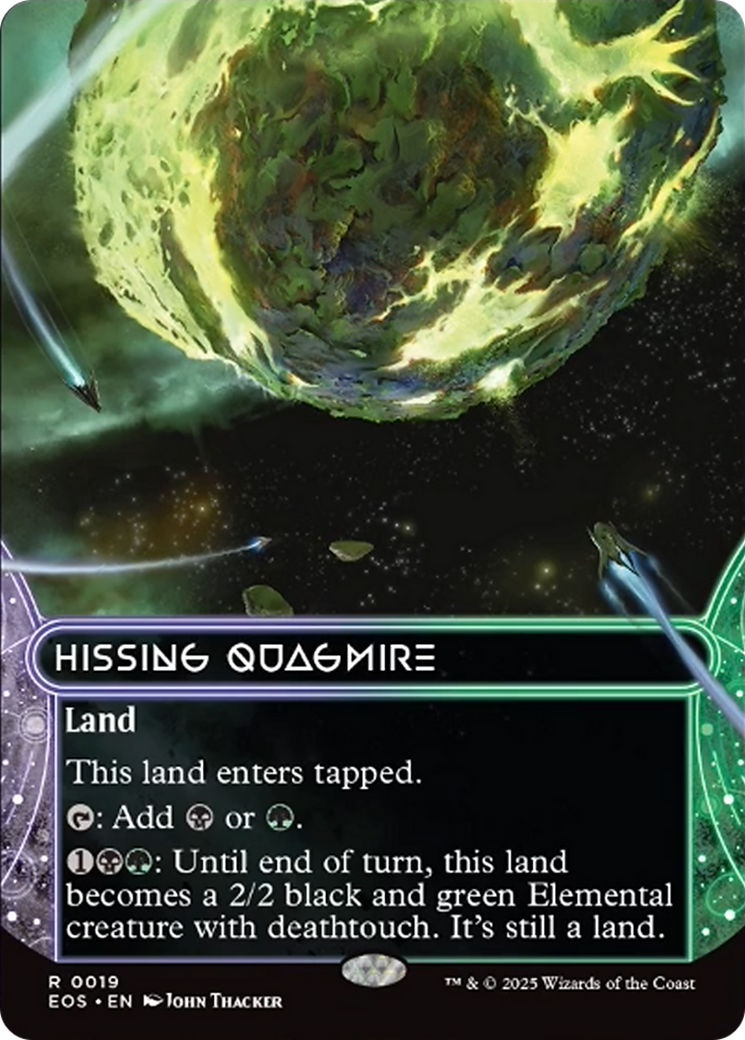 Hissing Quagmire (0019) (Borderless) [Edge of Eternities: Stellar Sights] | Mega City Incorporated