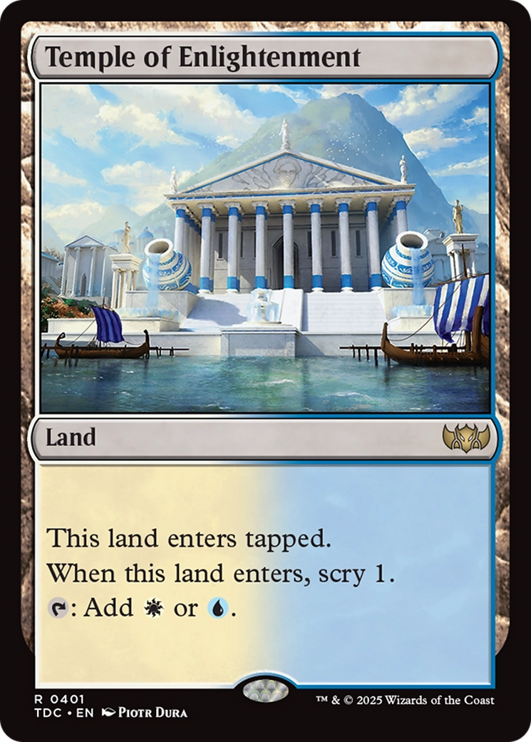 Temple of Enlightenment [Tarkir: Dragonstorm Commander] | Mega City Incorporated