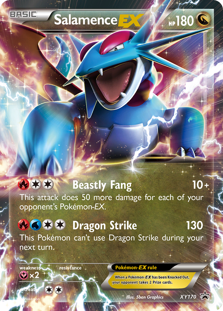 Salamence EX (XY170) [XY: Black Star Promos] | Mega City Incorporated