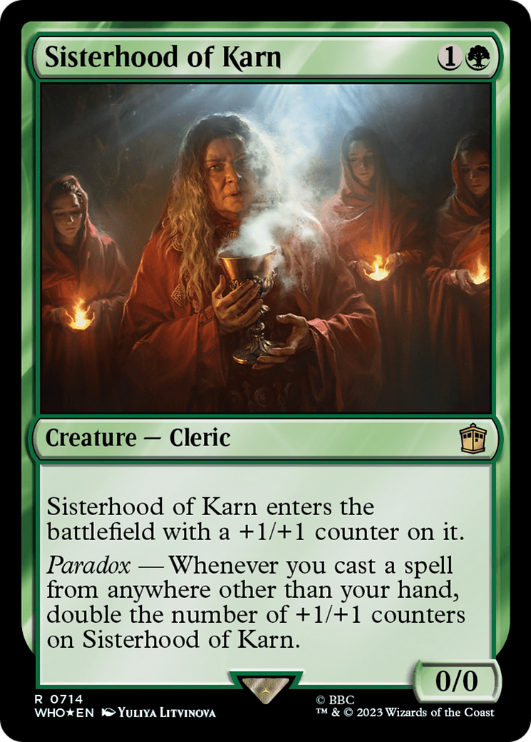 Sisterhood of Karn (Surge Foil) [Doctor Who] | Mega City Incorporated