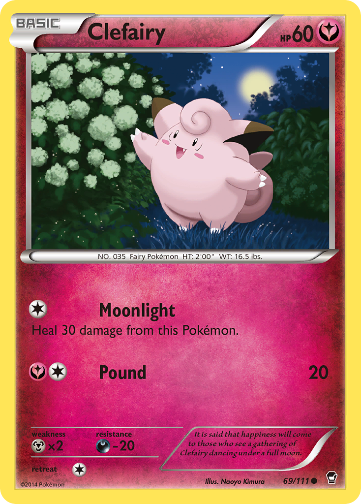 Clefairy (69/111) [XY: Furious Fists] | Mega City Incorporated