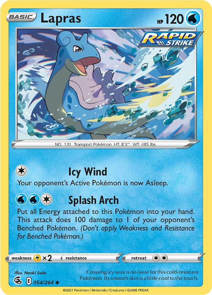 Lapras (054/264) [Sword & Shield: Fusion Strike] | Mega City Incorporated