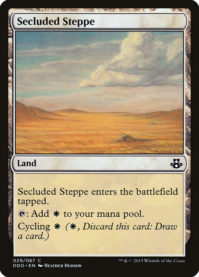 Secluded Steppe [Duel Decks: Elspeth vs. Kiora] | Mega City Incorporated