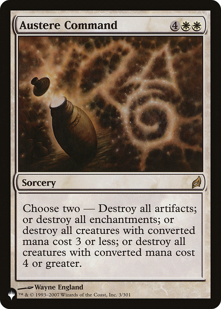 Austere Command (Surge Foil) [Marvel Super Heroes Commander] | Mega City Incorporated