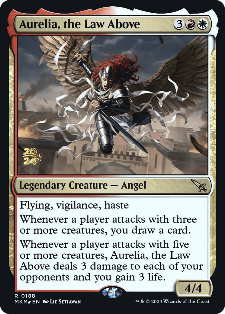 Aurelia, the Law Above [Murders at Karlov Manor Prerelease Promos] | Mega City Incorporated