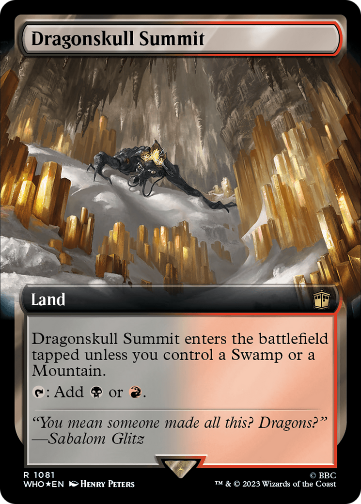 Dragonskull Summit (Extended Art) (Surge Foil) [Doctor Who] | Mega City Incorporated