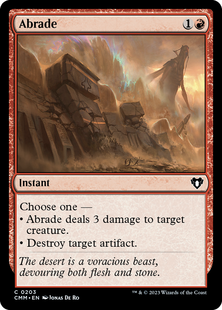 Abrade [Commander Masters] | Mega City Incorporated