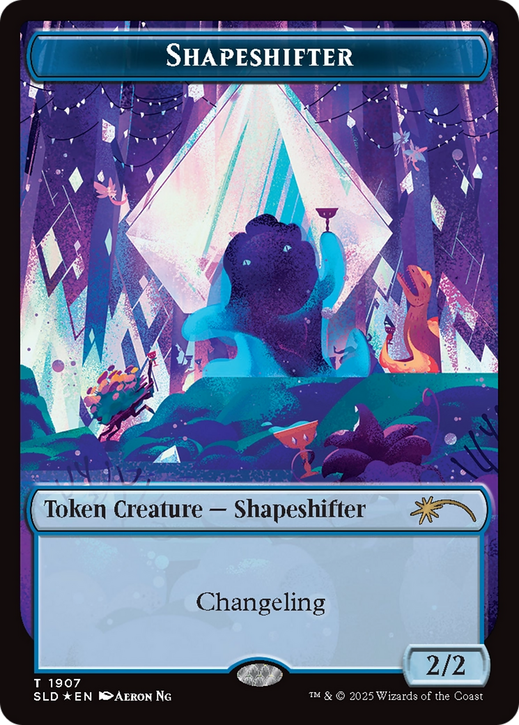 Shapeshifter Token (1907) (Double Rainbow Foil) [Secret Lair Drop Series] | Mega City Incorporated