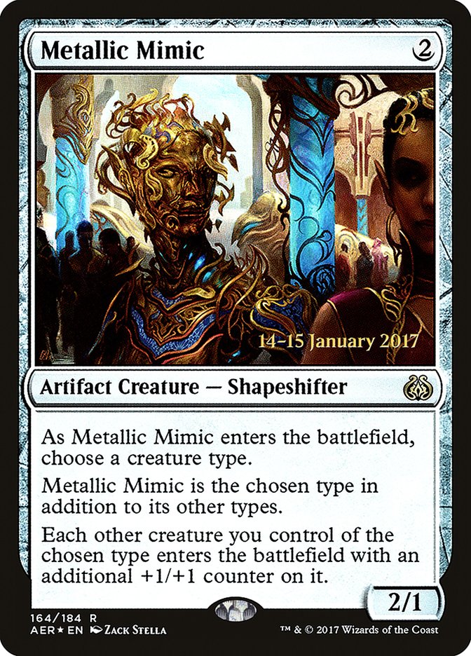 Metallic Mimic [Aether Revolt Prerelease Promos] | Mega City Incorporated