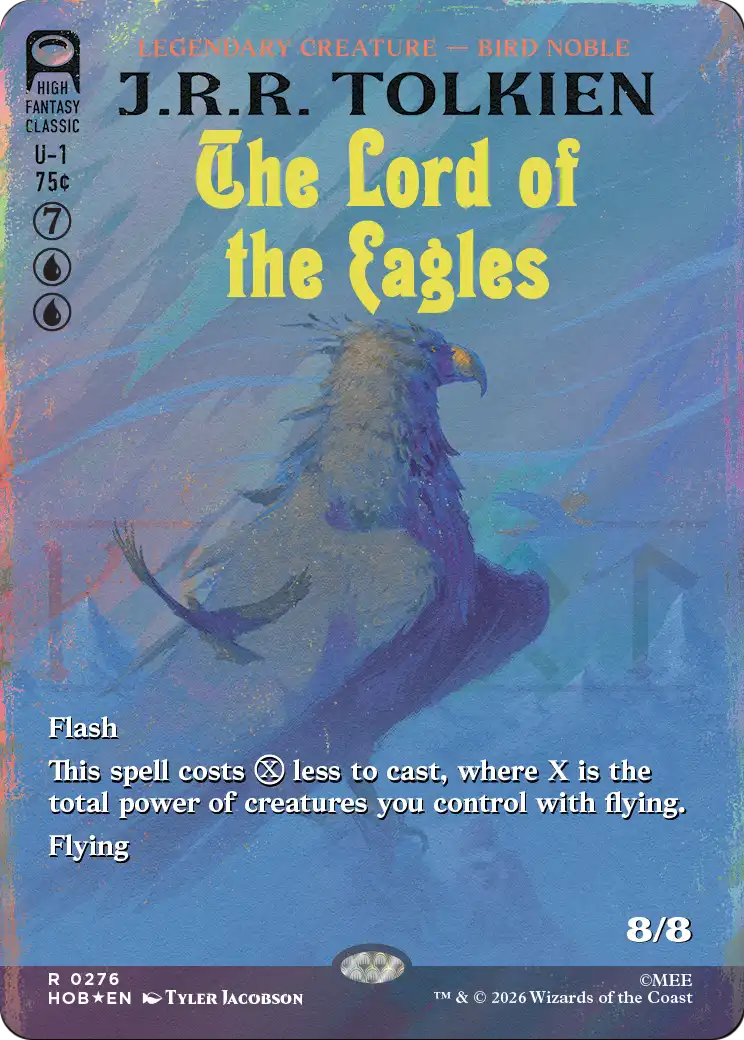 The Lord of the Eagles (Borderless) (Surge Foil) [The Hobbit] | Mega City Incorporated