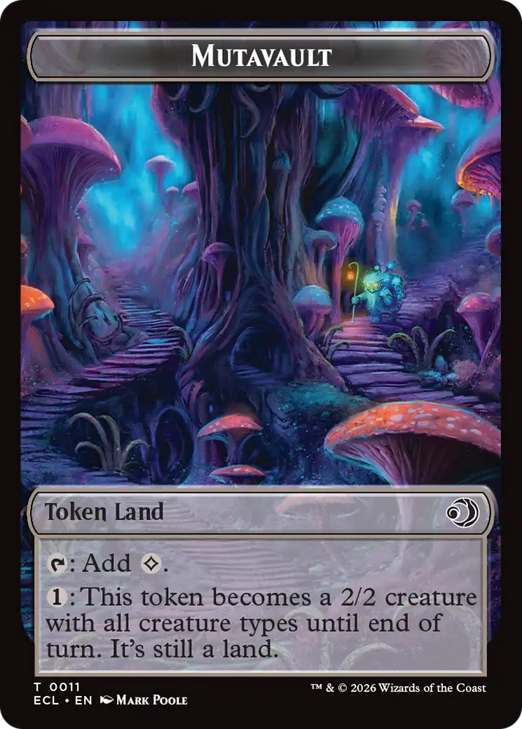 Elk // Mutavault Double-Sided Token [Lorwyn Eclipsed Tokens] | Mega City Incorporated