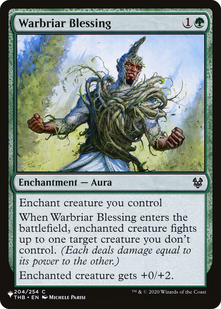 Warbriar Blessing [The List] | Mega City Incorporated