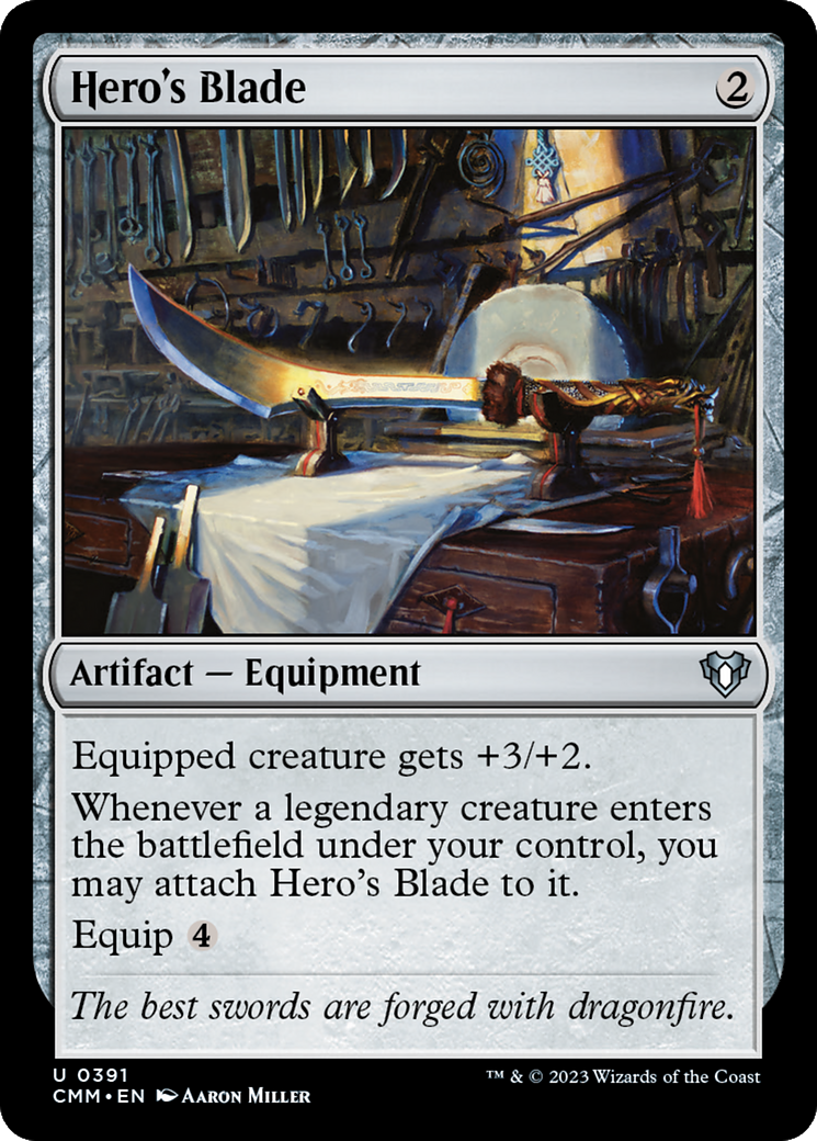 Hero's Blade [Commander Masters] | Mega City Incorporated