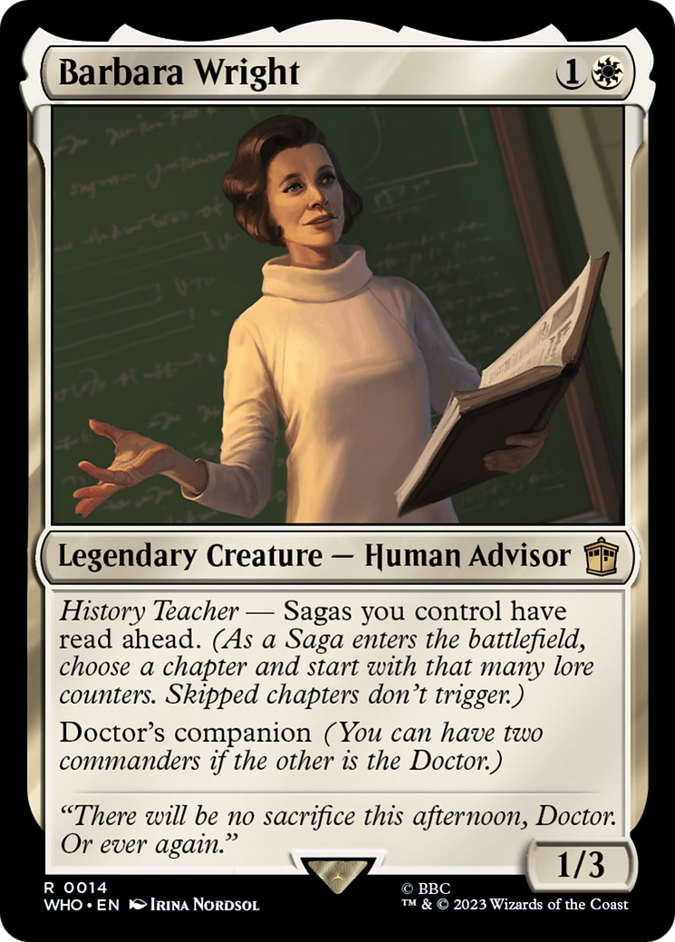 Barbara Wright [Doctor Who] | Mega City Incorporated