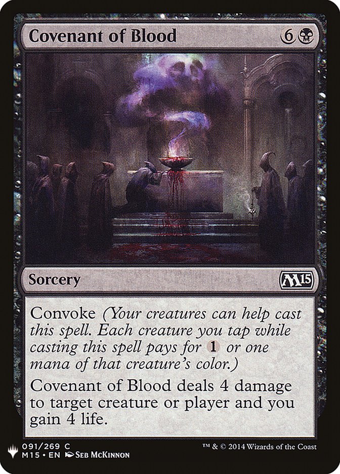 Covenant of Blood [Mystery Booster] | Mega City Incorporated