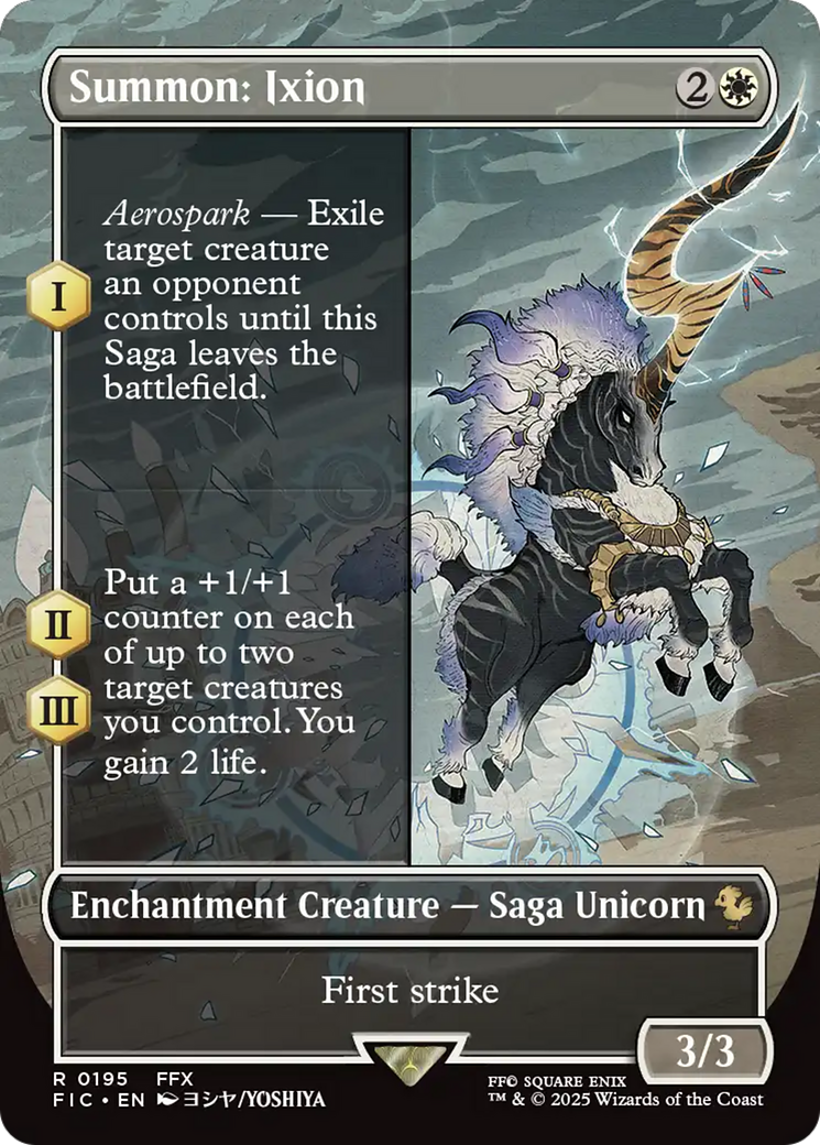 Summon: Ixion (Borderless) [FINAL FANTASY Commander] | Mega City Incorporated